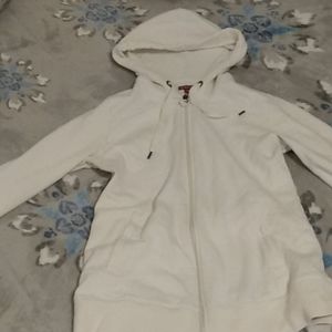White Xs Merona sweater jacket.